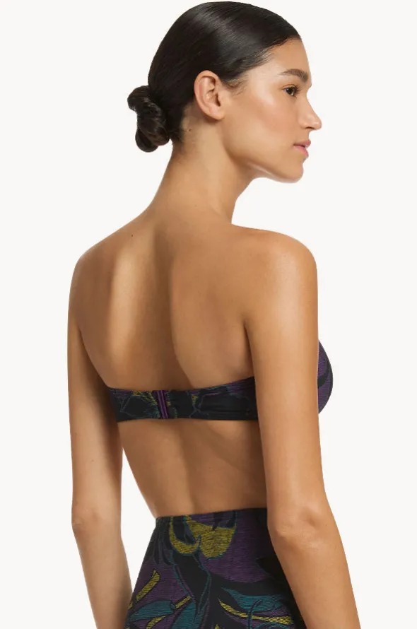 Midnight Tropical Bandeau