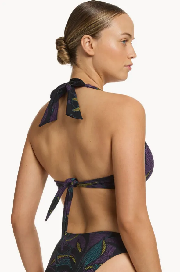 Midnight Tropical D/DD Cup Cut Out Top