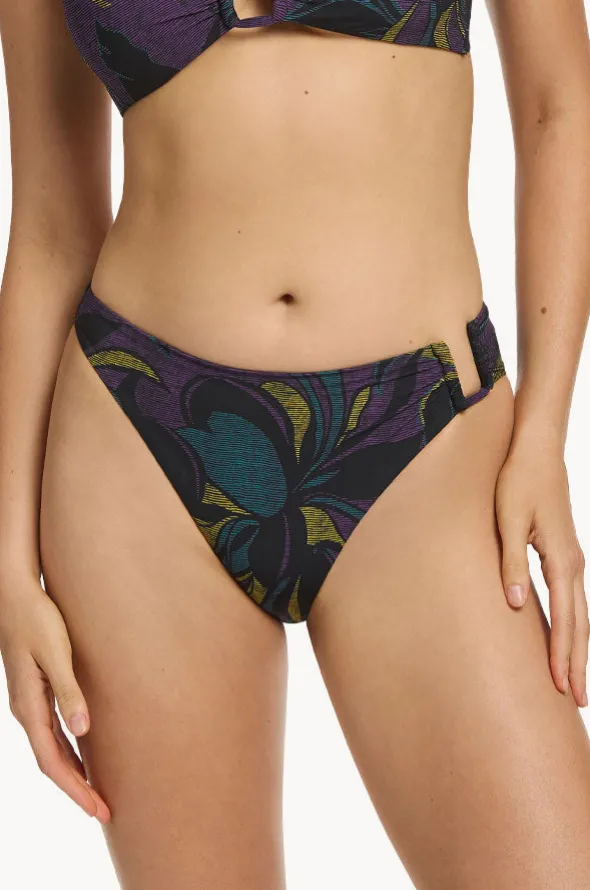 Midnight Tropical High Leg Pant