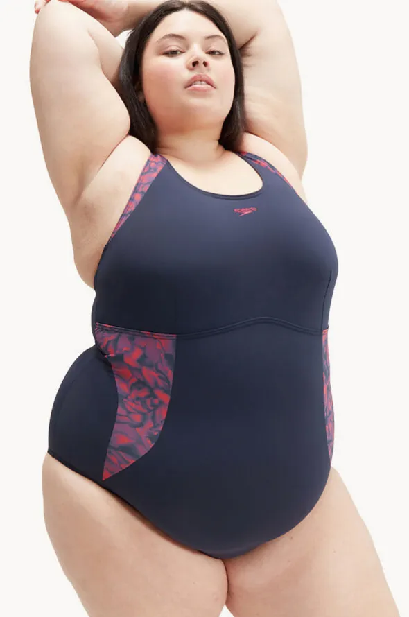 Orchidlustre Printed Shaping One Piece