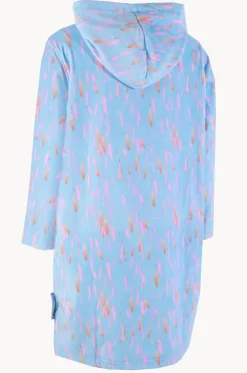 Pastel Breeze Hooded Towel Robe S/M