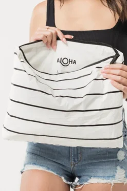 Pinstripe Max Pouch