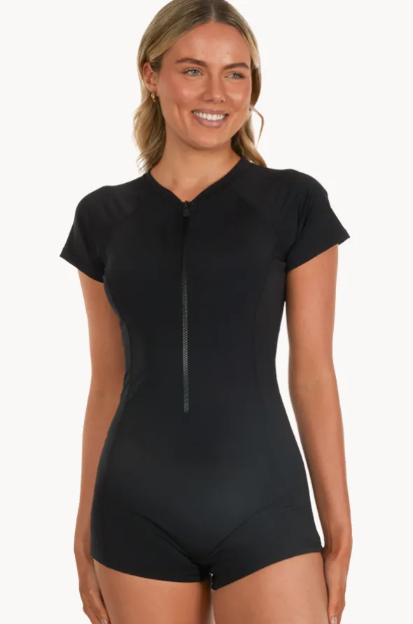 Plain Boyleg Sunsuit