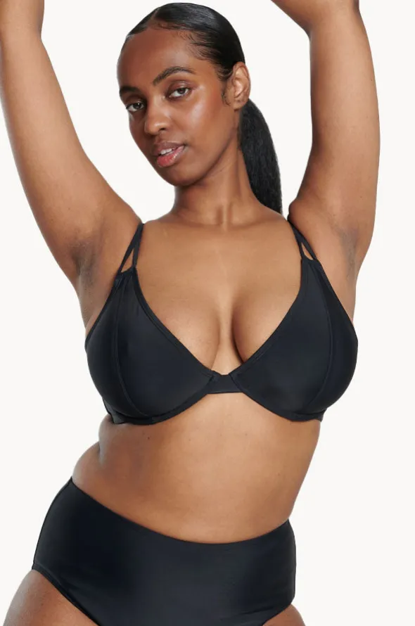 Plain FF/G Cup Underwire Halter