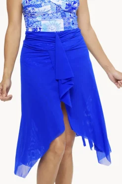 Plain Mesh Frill Skirt