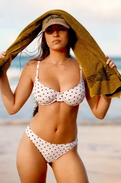 Polka Dot FF/G Cup Balconette Bra