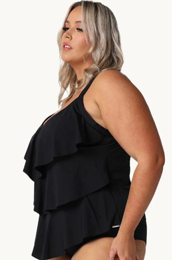 Pool Tiered Frill Tankini Separate