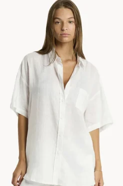 Resort Linen Aloha Shirt