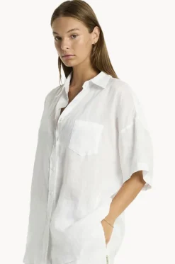 Resort Linen Aloha Shirt