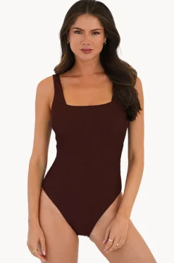 Retro Deco F/G Cup Square Neck One Piece