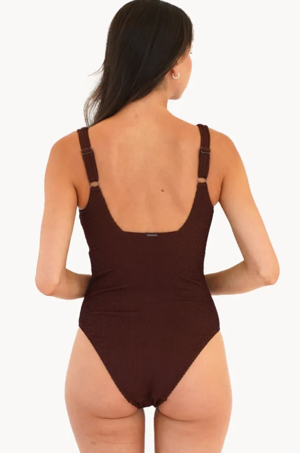 Retro Deco F/G Cup Square Neck One Piece