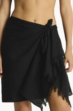 Salt Frayed Sarong