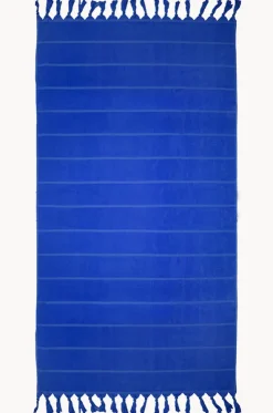 Santorini Stripe Beach Towel