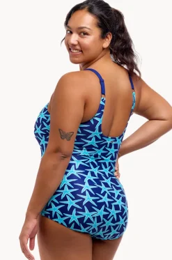 See Stars Scoop Neck One Piece