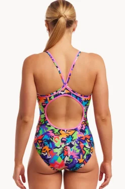 Sharp Edges Diamond Back One Piece