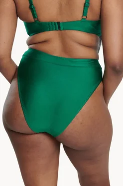 Shimmer High Leg High Waist Pant