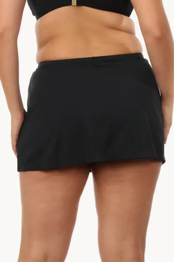 Solid Skirted Pant