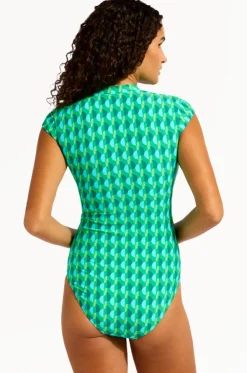 Sorrento Zip Front One Piece