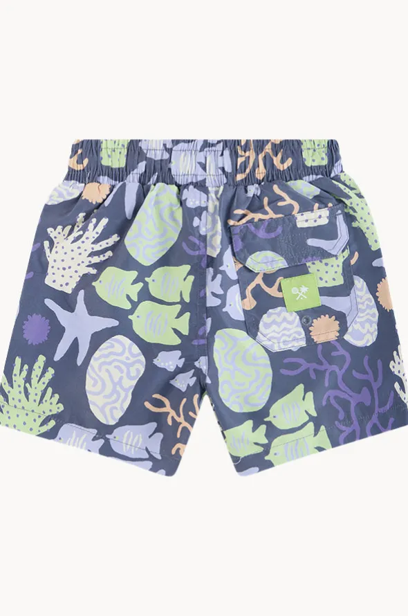 Teen Boys Coral Chaos Eco Short