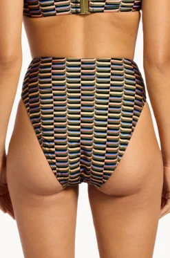 Urban Geo High Waist High Leg Pant