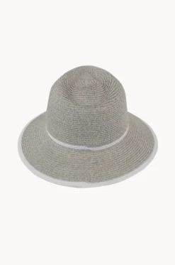 White Band Down Brim Hat