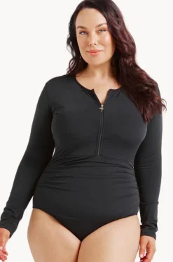 Zip Front Sunsuit